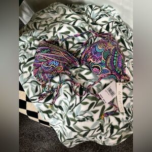 Sunshine 79 Paisley Bikini Top